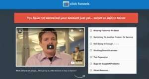clickfunnels account cancellation video from Russell Brunson