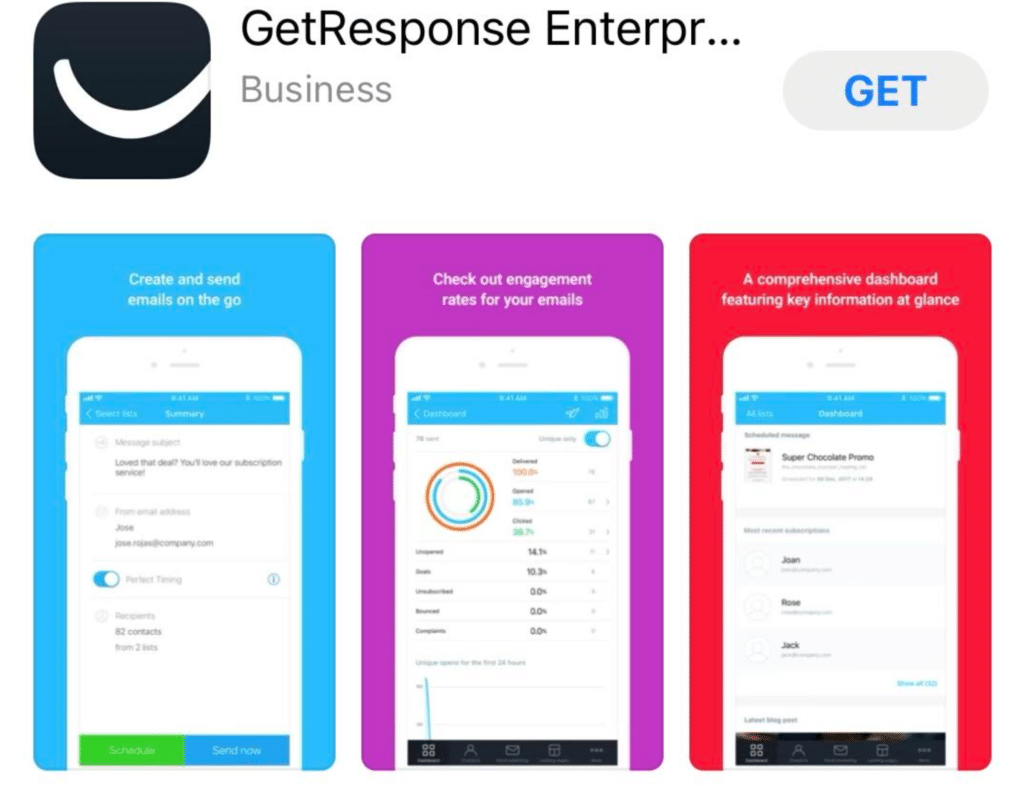 GetResponse Enterprise App