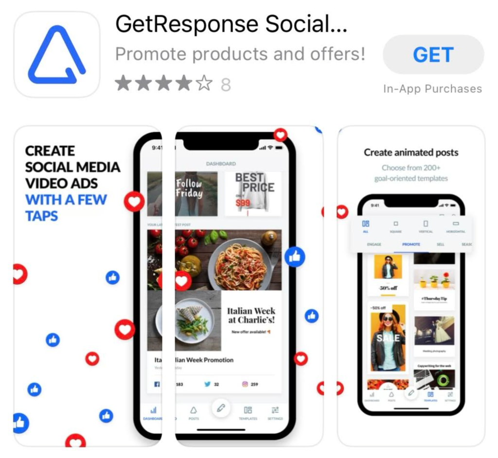 GetResponse Social Ads Creator App
