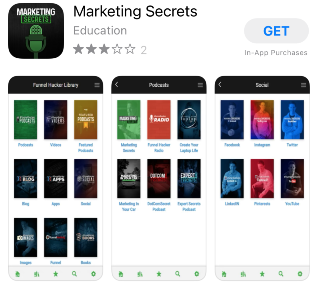 Marketing Secrets Mobile App