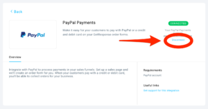 GetResponse PayPal Payments