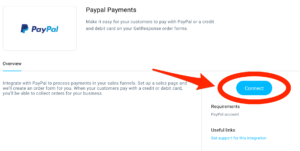 GetResponse PayPal Integration Options