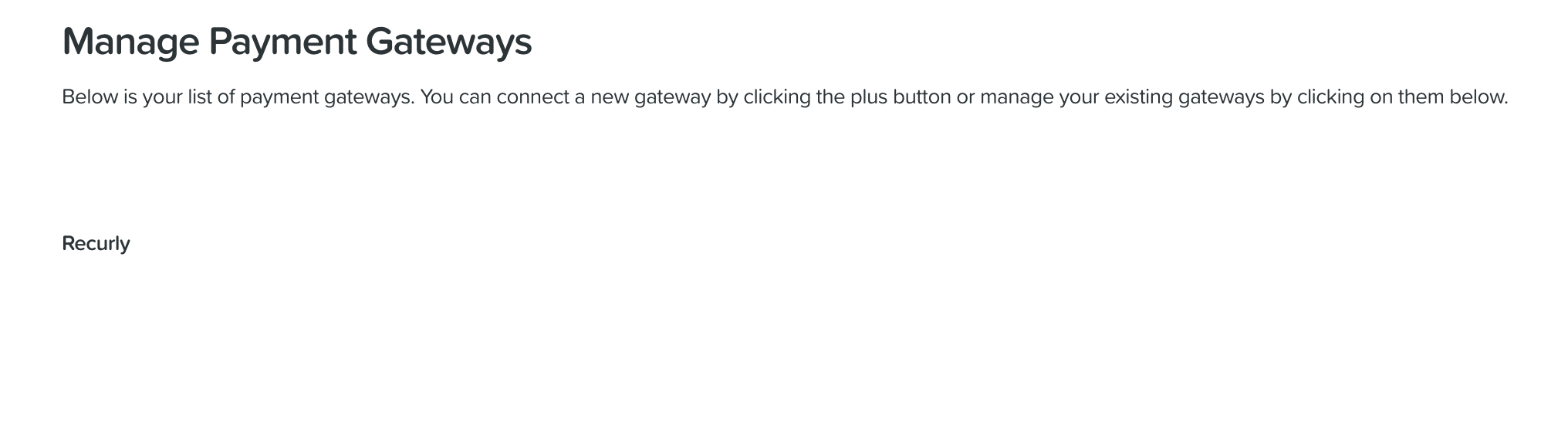 List of payment gateways in ClickFunnels account