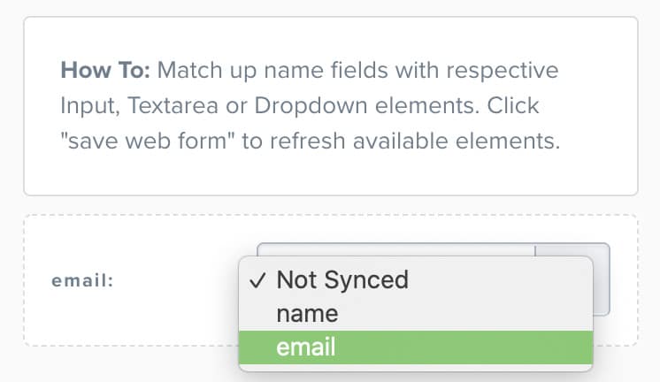 ClickFunnels Email Integration Sync Form